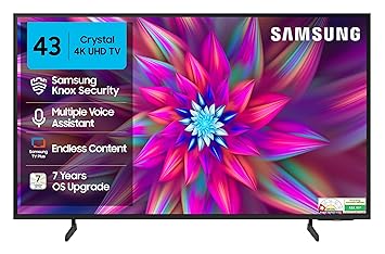Samsung 108 cm (43 inches) Crystal 4K Vista Pro Ultra HD Smart LED TV UA43UE86AFULXL