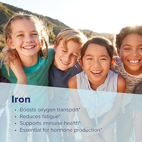 Vista 5 de Superior Source Children?s Iron 5 mg - Suplemento de fumarato ferroso para niños - Suplemento de hierro para la salud celular y apoyo al desarrollo