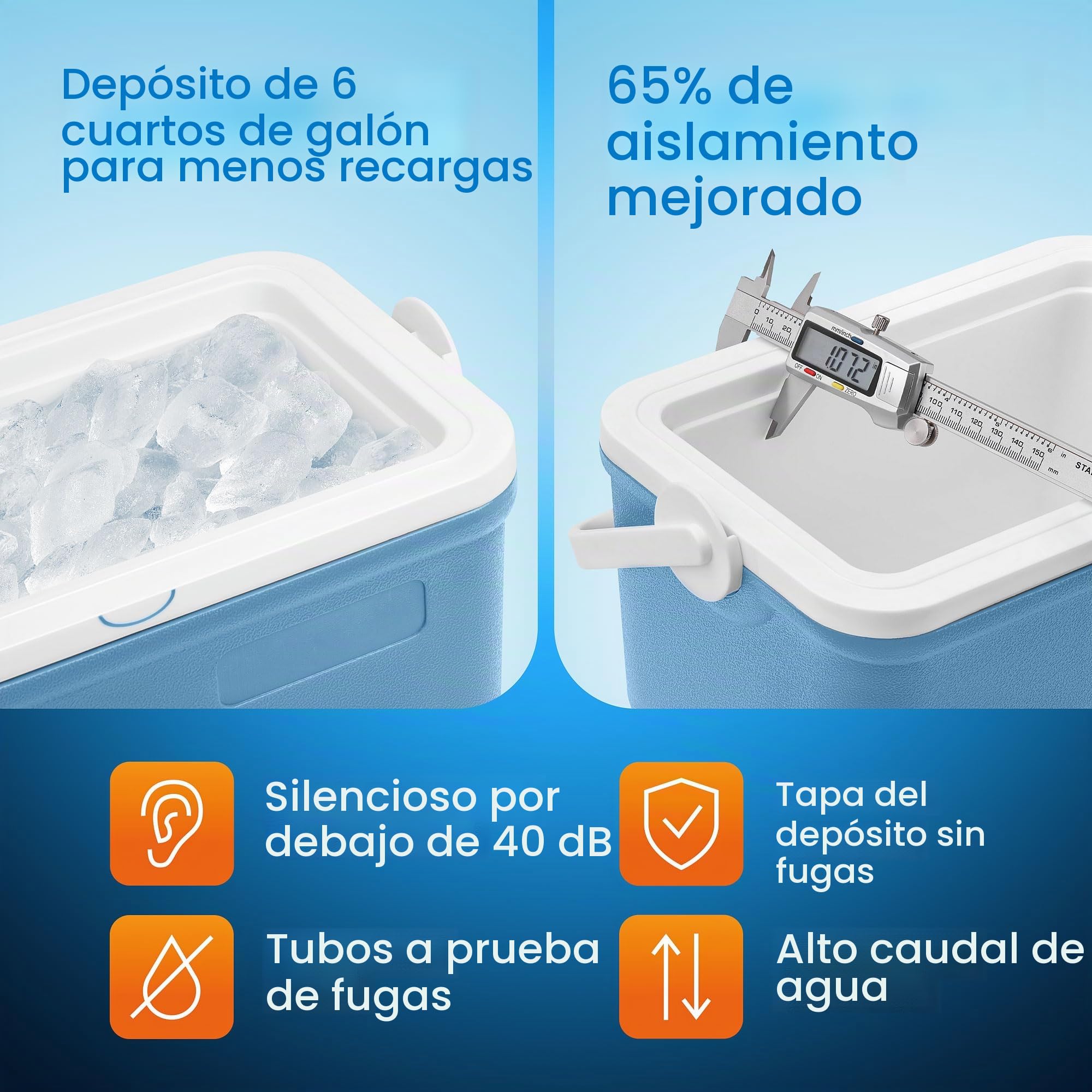Máquina de terapia de frío – Compact Edition: compresión y crioterapia para todas las partes del cuerpo | Sistema de terapia de hielo portátil para recuperación postoperatoria de rodilla | Hasta