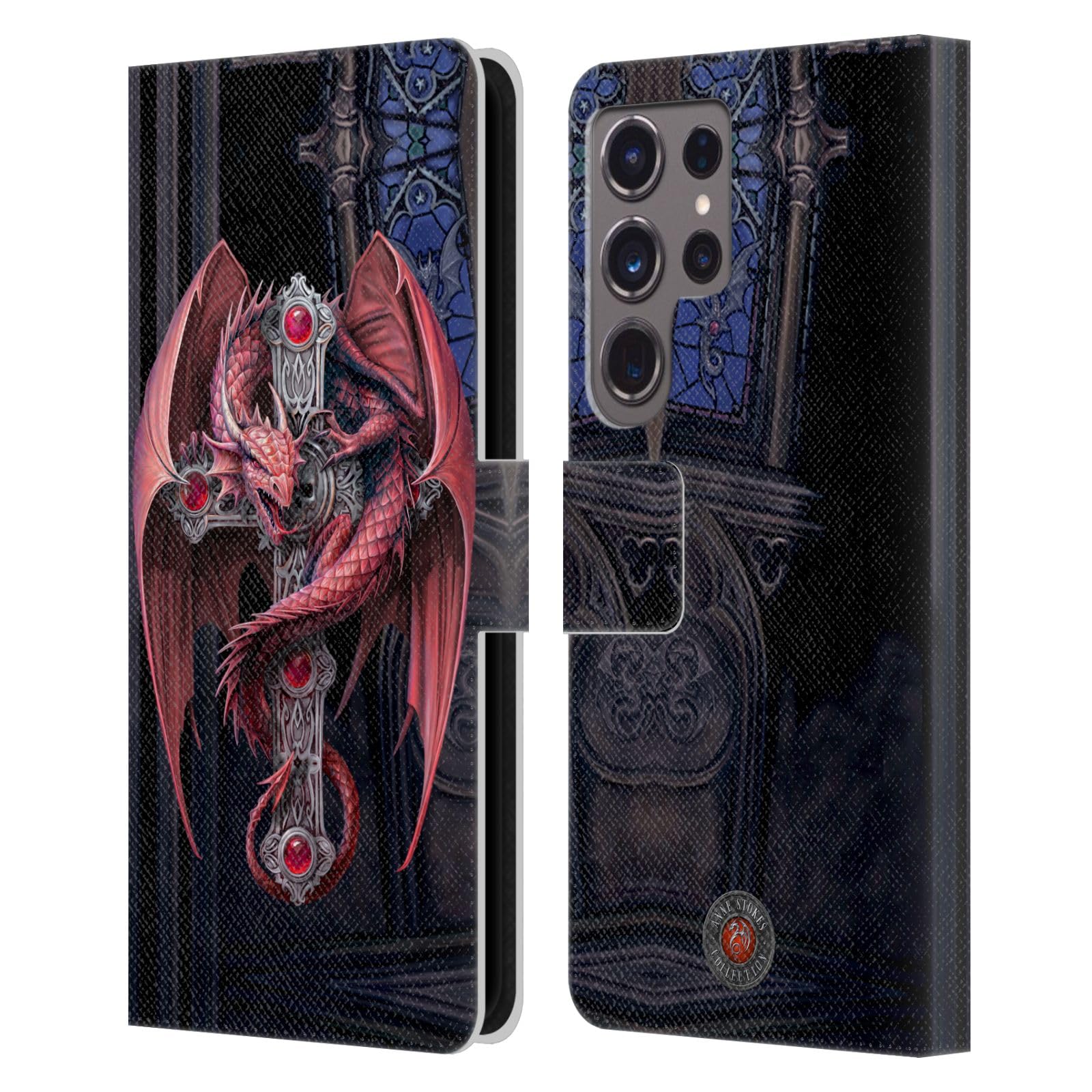 Funda Samsung S24 Ultra Head Case Designs Anne Stokes tipo libro 7
