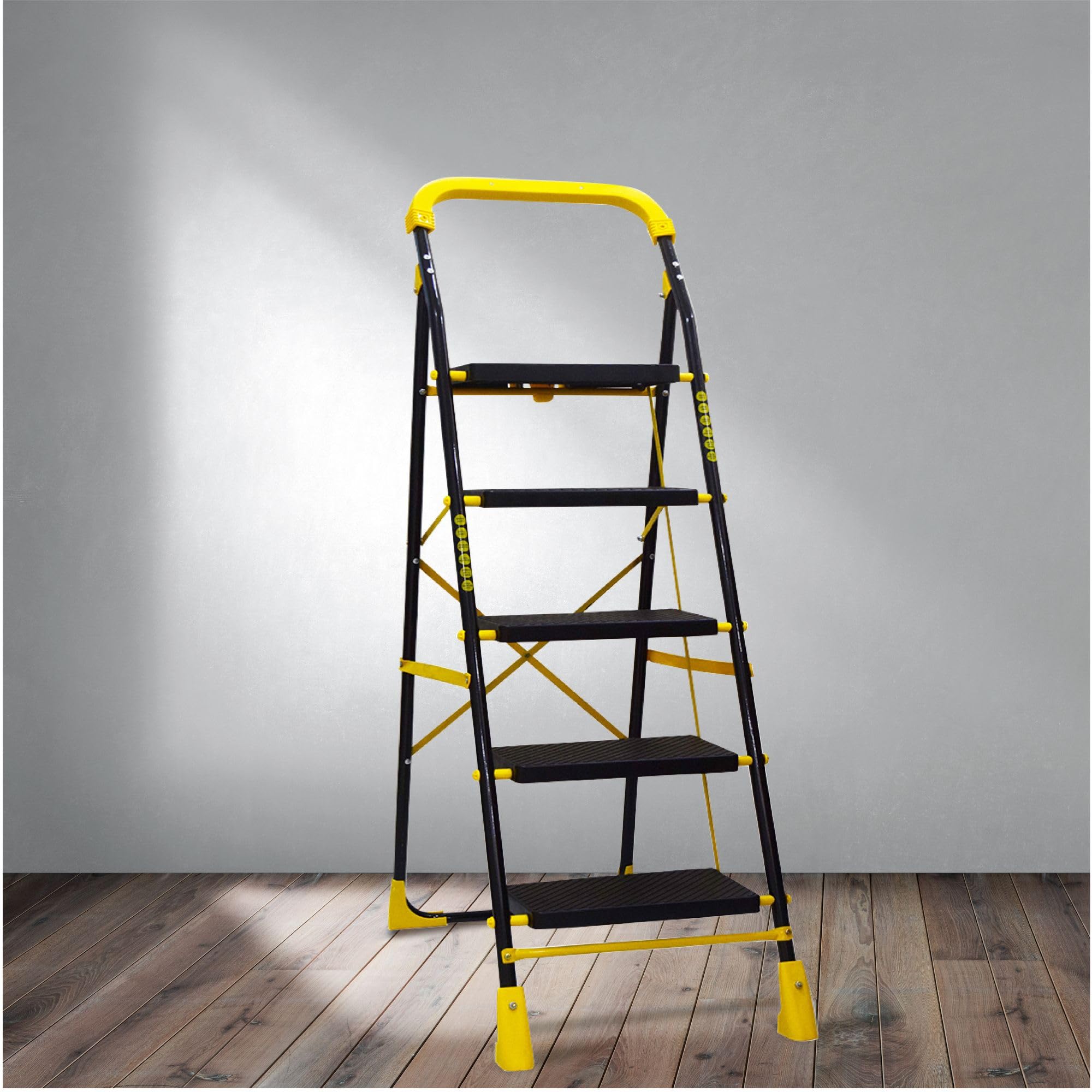 TNT The Next Trend 2 Step Heavy Duty Foldable Step Ladder | Extra Strong Wide Steps — Amazon image 6