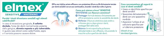 ELMEX Sensitive Whitening Toothpaste 75 ml Pack of 1