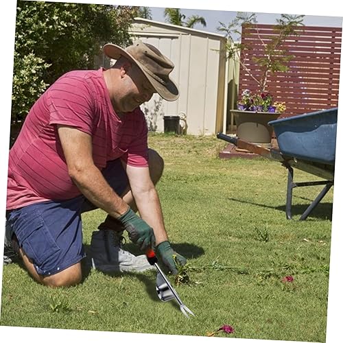 Miniatura 3 de Yardwe 1 unid Extractor de plántulas Herramientas de mano Dethatcher de césped Herramientas para el hogar Herramientas de jardín Herramienta de