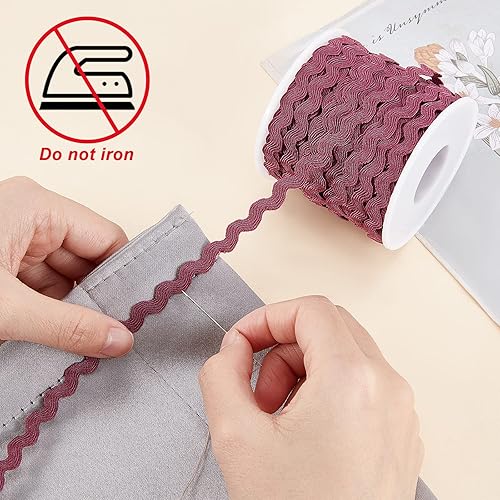 Miniatura 96 de GORGECRAFT 1 rollo de cinta RIC Rac de 27 yardas/82.0 ft para coser con flecos, 0.197 in/0.2 pulgadas para coser flores, boda, fiesta, cinta de Verde