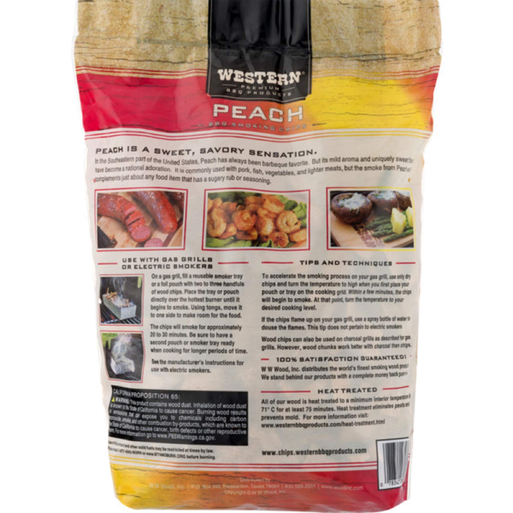 Wood Chips For Smoker Peach Wood Smoking Chips Pack For Grills