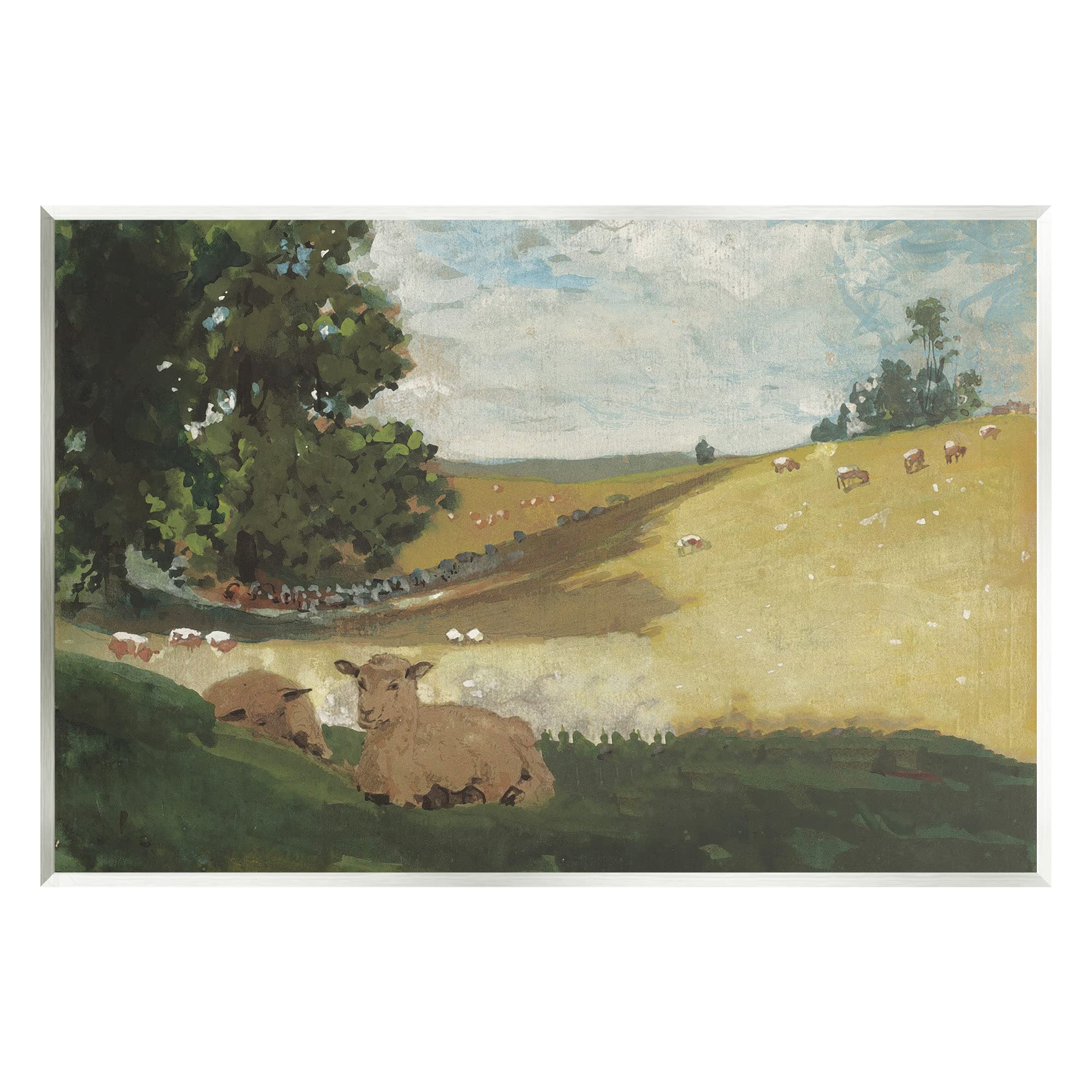 Stupell Industries Warm Afternoon Winslow Homer Classic Wall Plaque Art, Design by Stellar Design Studio