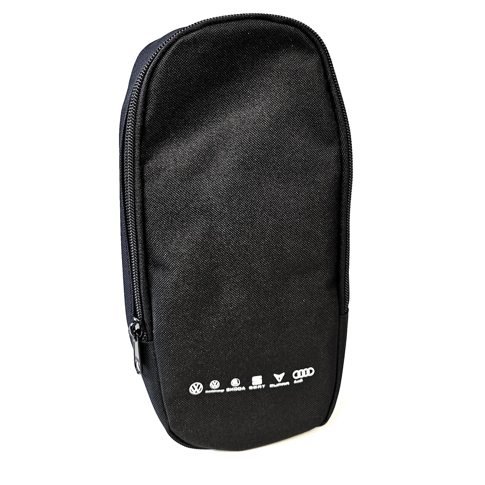 Volkswagen Z2504505MA Öltasche Motoröl, für 1L Flasche, 6-Marken-Design, mit Einfüll-Trichter (Einweg)