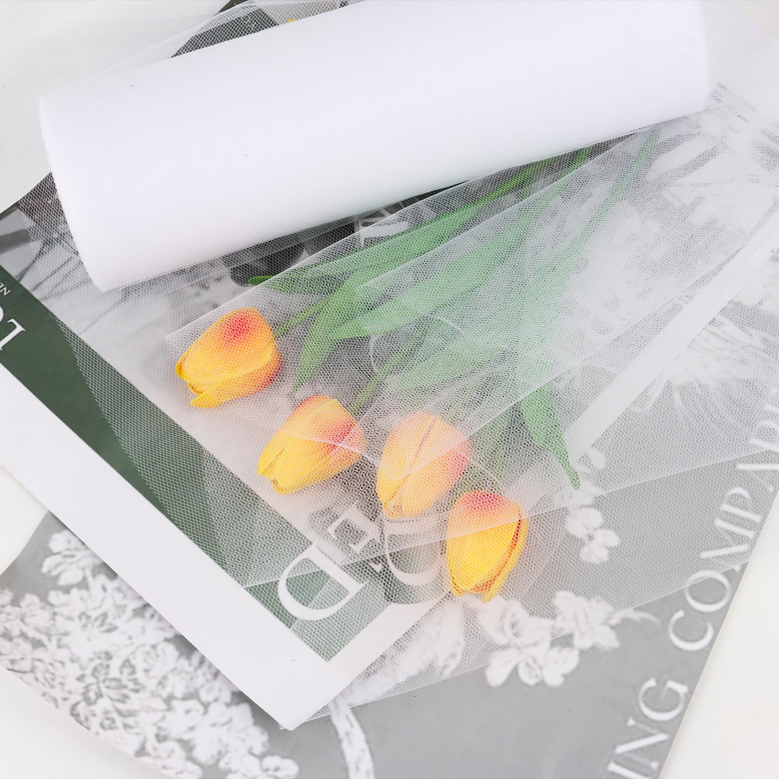 Fabrics Rouleau De Tulle, 150 Cm X 1 Mètre De Tulle, Ruban Décoratif