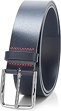 HUGO mens Thin Buckle Smooth Leather Belt
