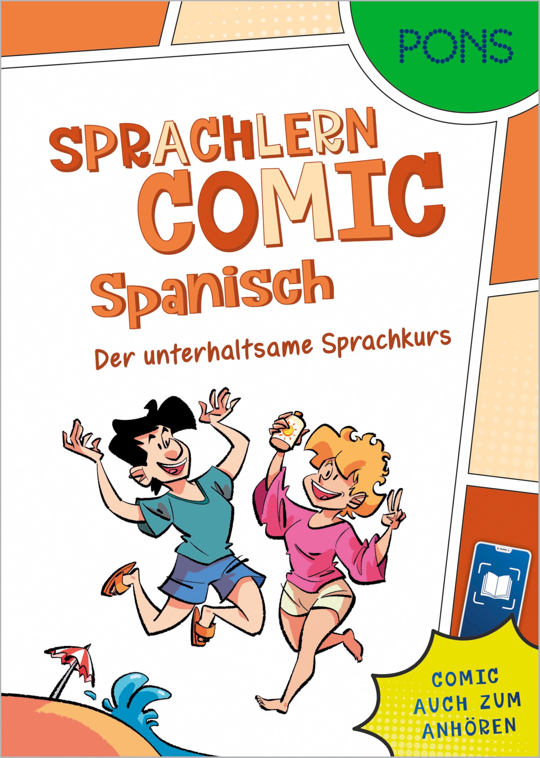 PONS Sprachlern-Comic Spanisch: Der unterhaltsame Sprachkurs - mit Hörbuch in der Scan2Learn-App