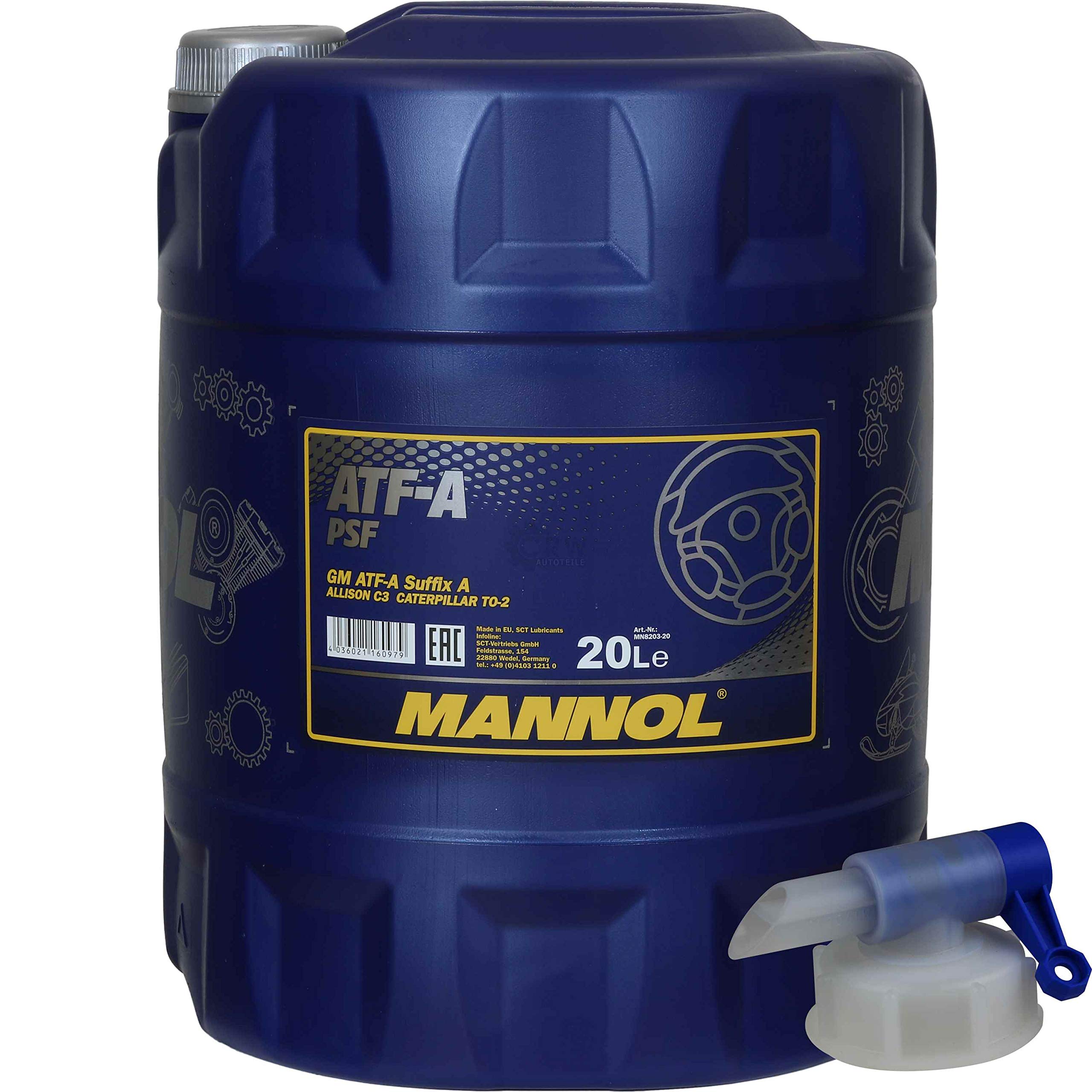MANNOL Aceite hidráulico ATF-A PSF 20 L