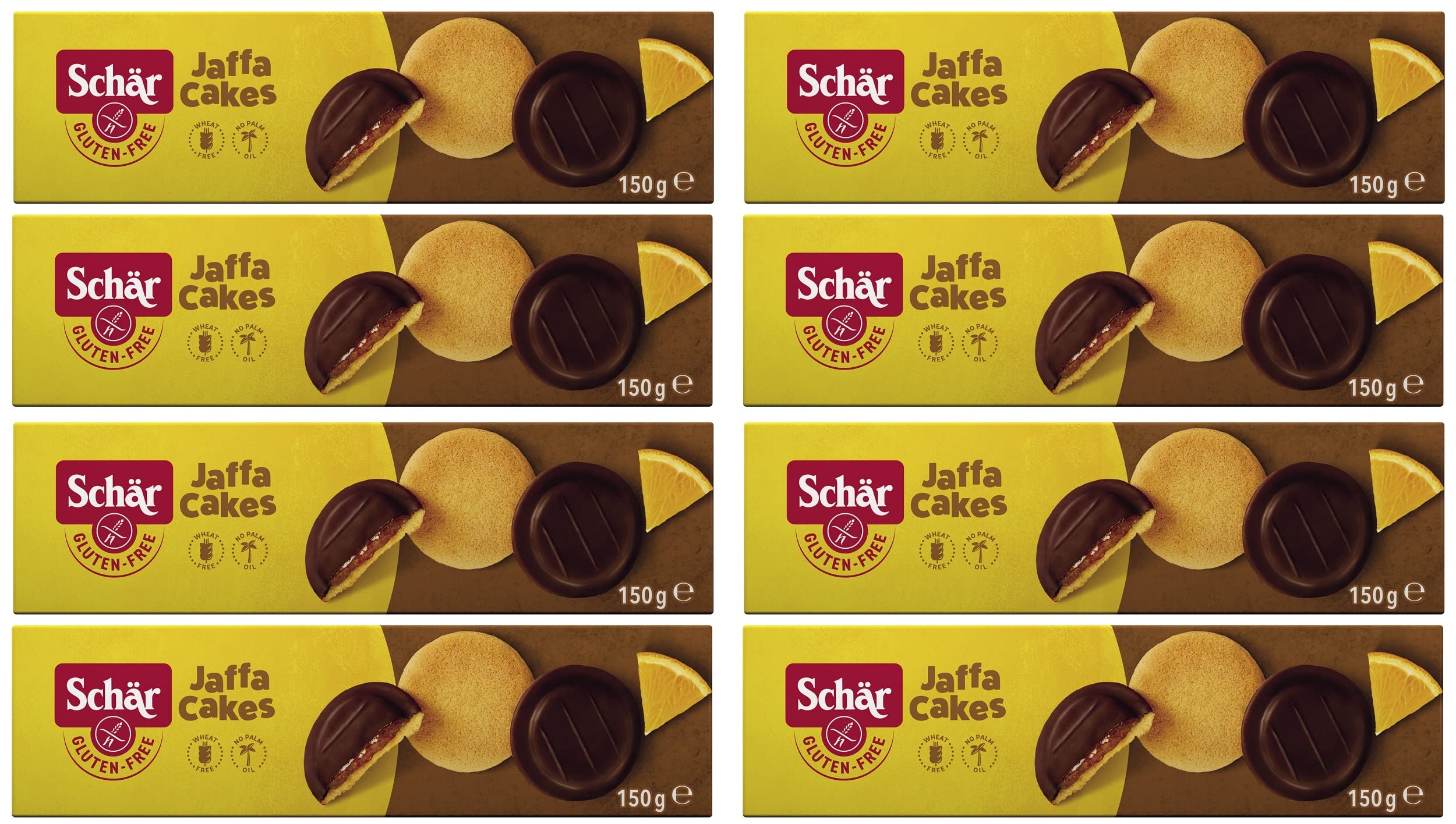 Schär Gâteaux Jaffa sans gluten – 8 x 150 g