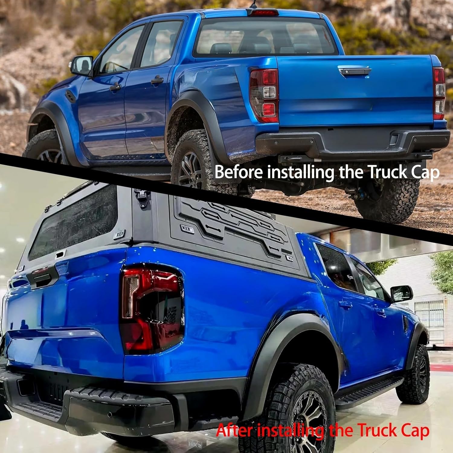 Stainless Steel Accessories Compatible for Land Cruiser Prado LC79 Pickup Trucks Bed Caps Locking Hardtop Canopy for Camper Bed Hard Top Truck Cap