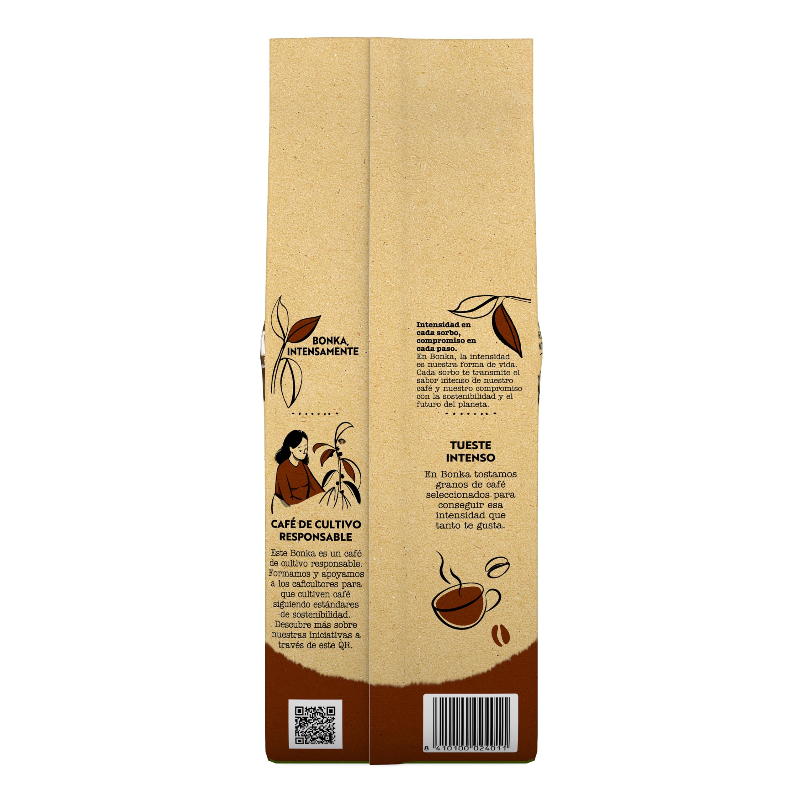Bonka Café Tostado Grano Natural 500g