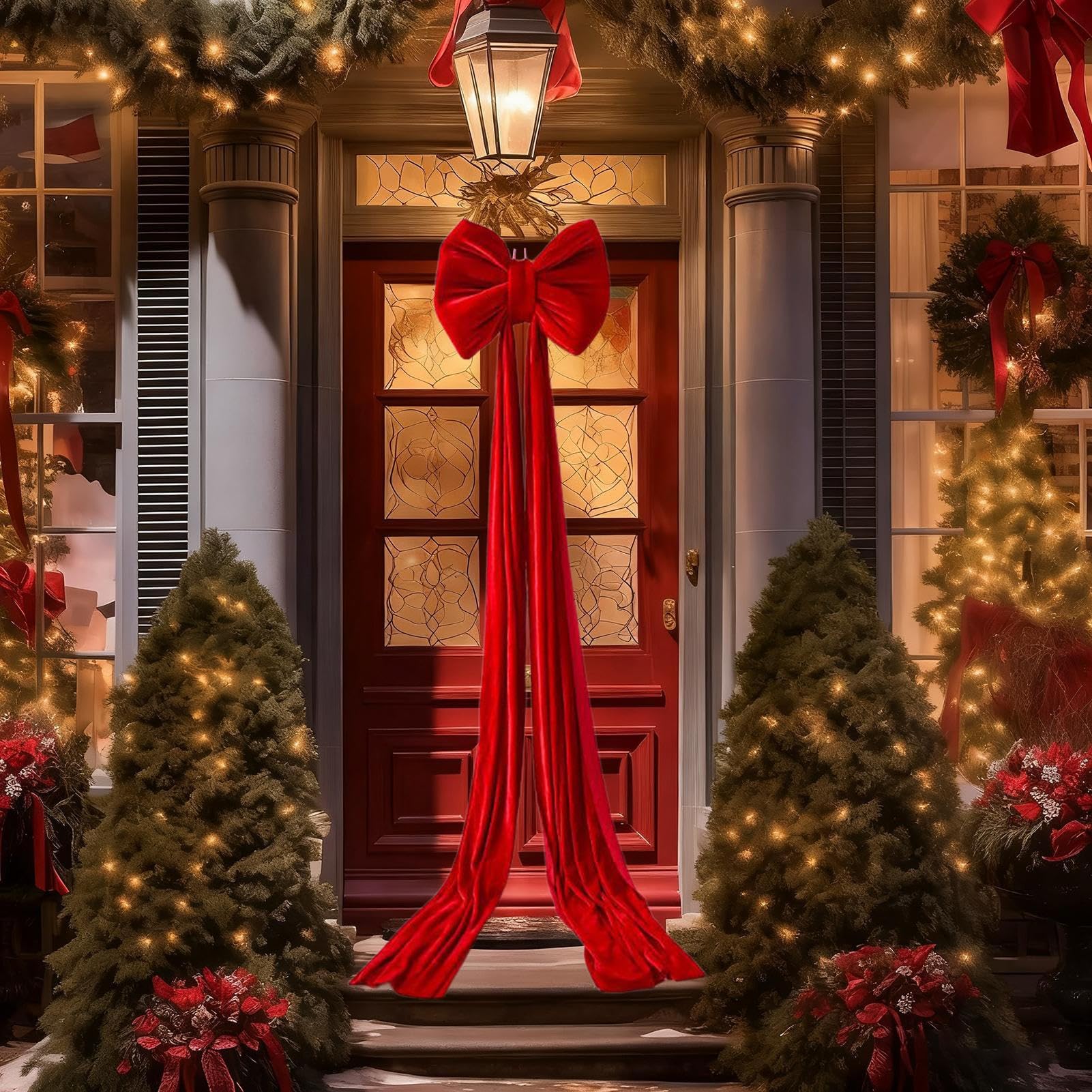 Para Árbol De Navidad Decoraciones De De Terciopelo