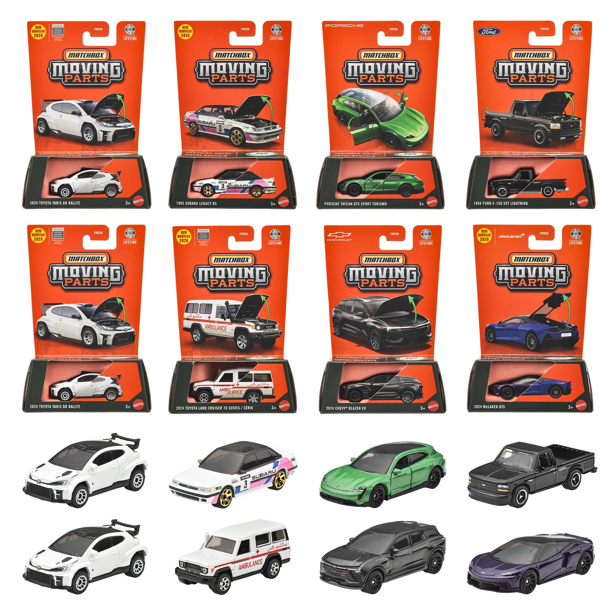 Amazon | マッチボックス(Matchbox) ムービングパーツ アソート 乗り物