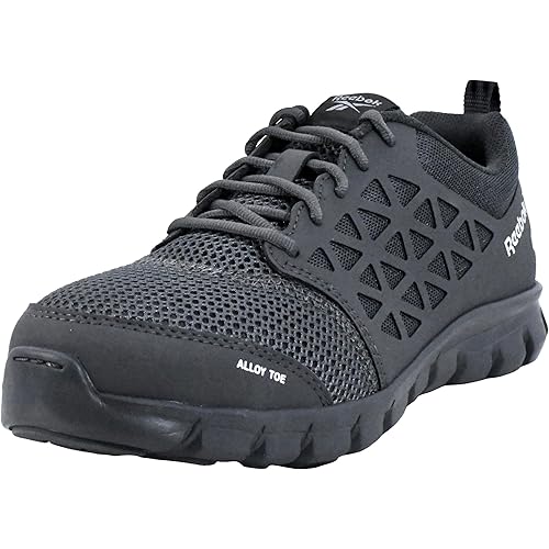 Reebok Men's Rb4041 Sublite Cushion Safety Toe Athletic Work Shoe Black