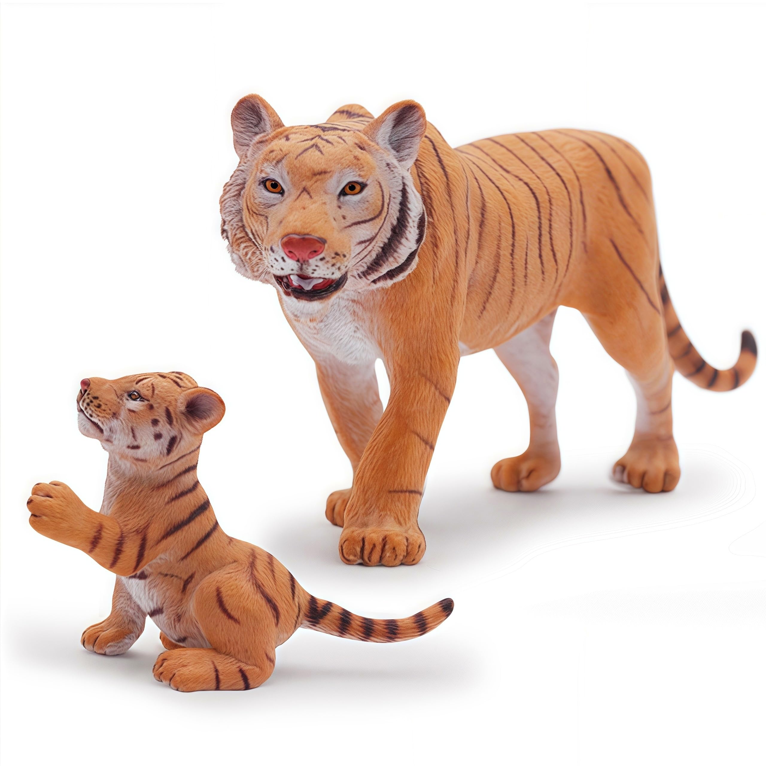 Gemini&Genius Tiger Toy Figures for Kids, Safari Tiger Animal