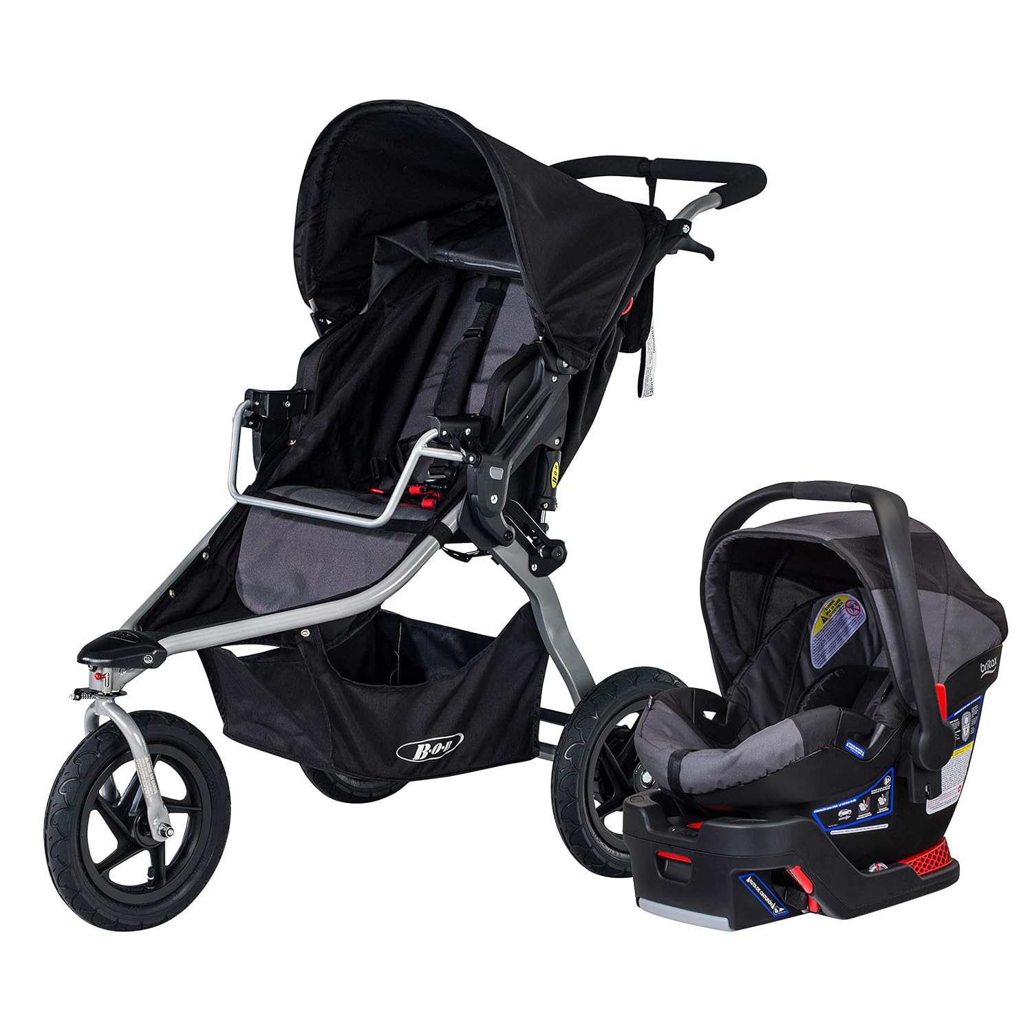 BOB Rambler and B-Safe 35 Travel System, Black [Old Version]