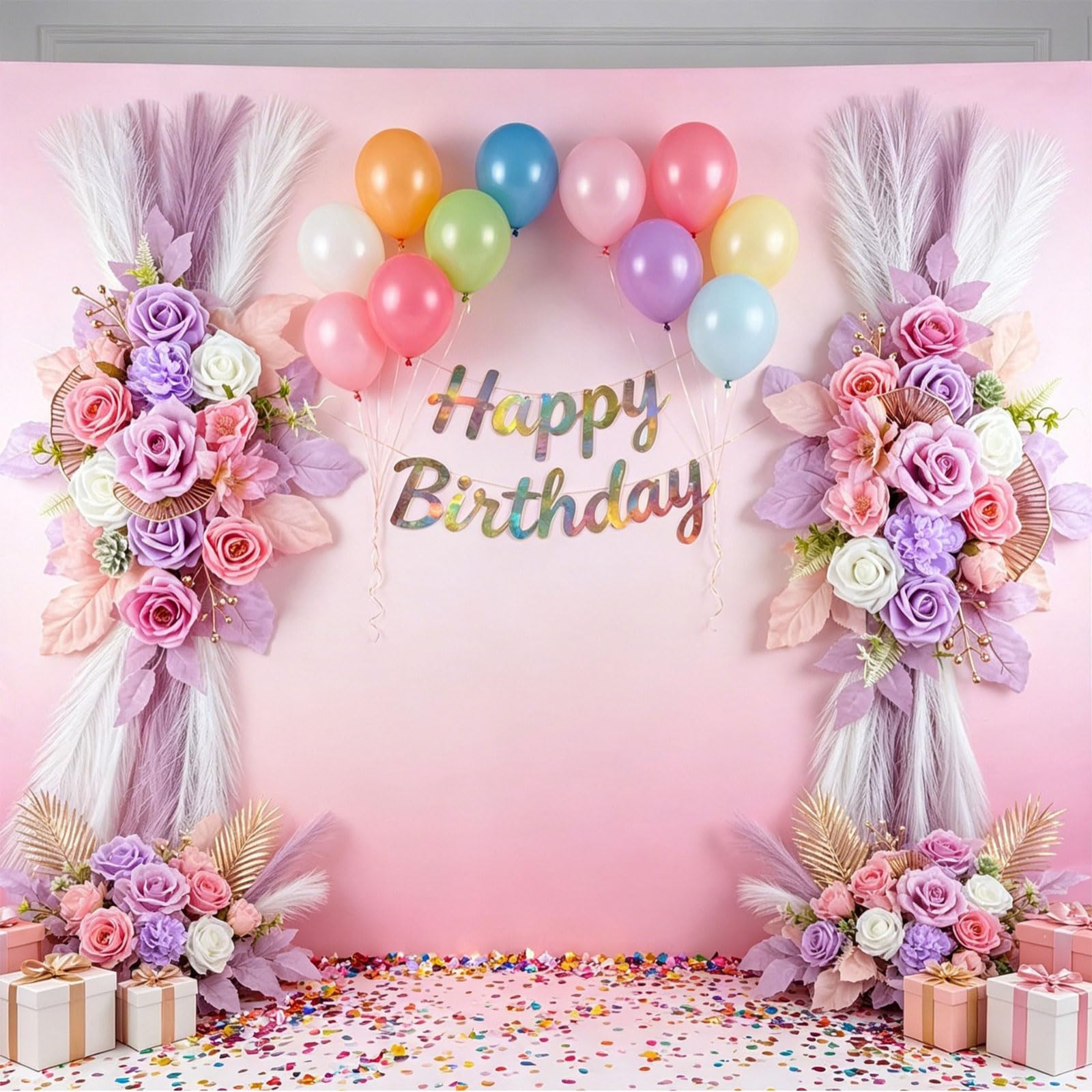Blumenbogen für Hochzeiten, Partys und kommerzielle Displays, Hochzeitshintergrund, Dekoration, schnelle Montage