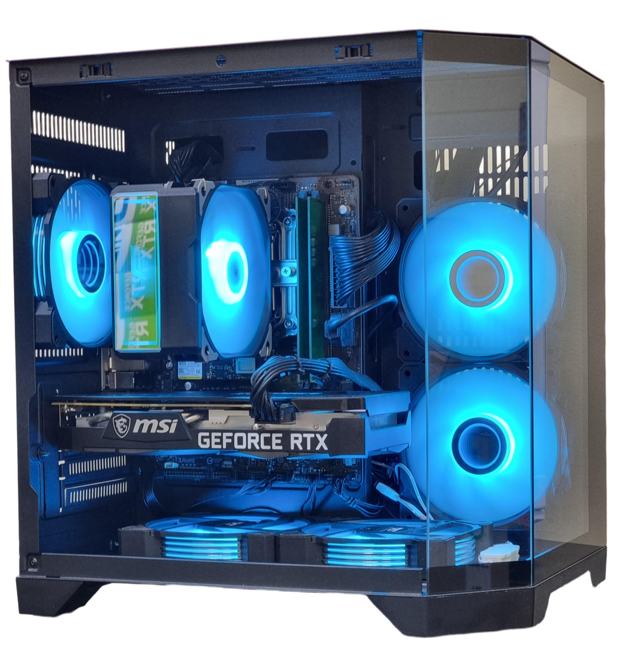 GAMING PC INTEL i7-12700KF | RTX 3060 Ti 8GB GPU | RAM 16GB DDR4 | SSD NVMe 512GB | AIR COOLER 120MM | WIN 11 PRO | WIFI READY RTX 3060Ti