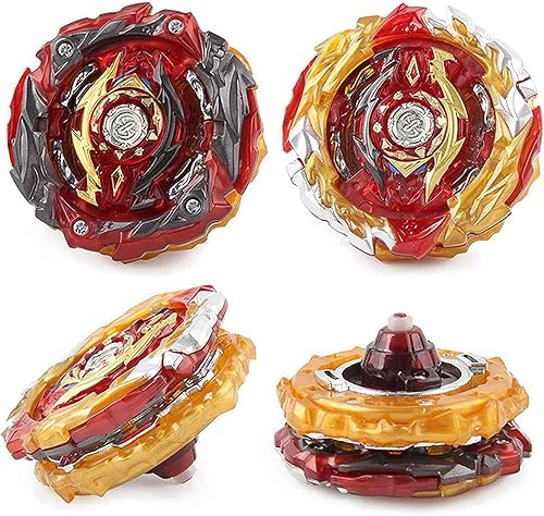 Miniatura 154 de Metal Fusion Games Blade Toy Set Sparking Launcher Grip Bey Battling Top Burst Booster B-122 Starter Geist Fafnir.8'.Ab Left Right Launcher