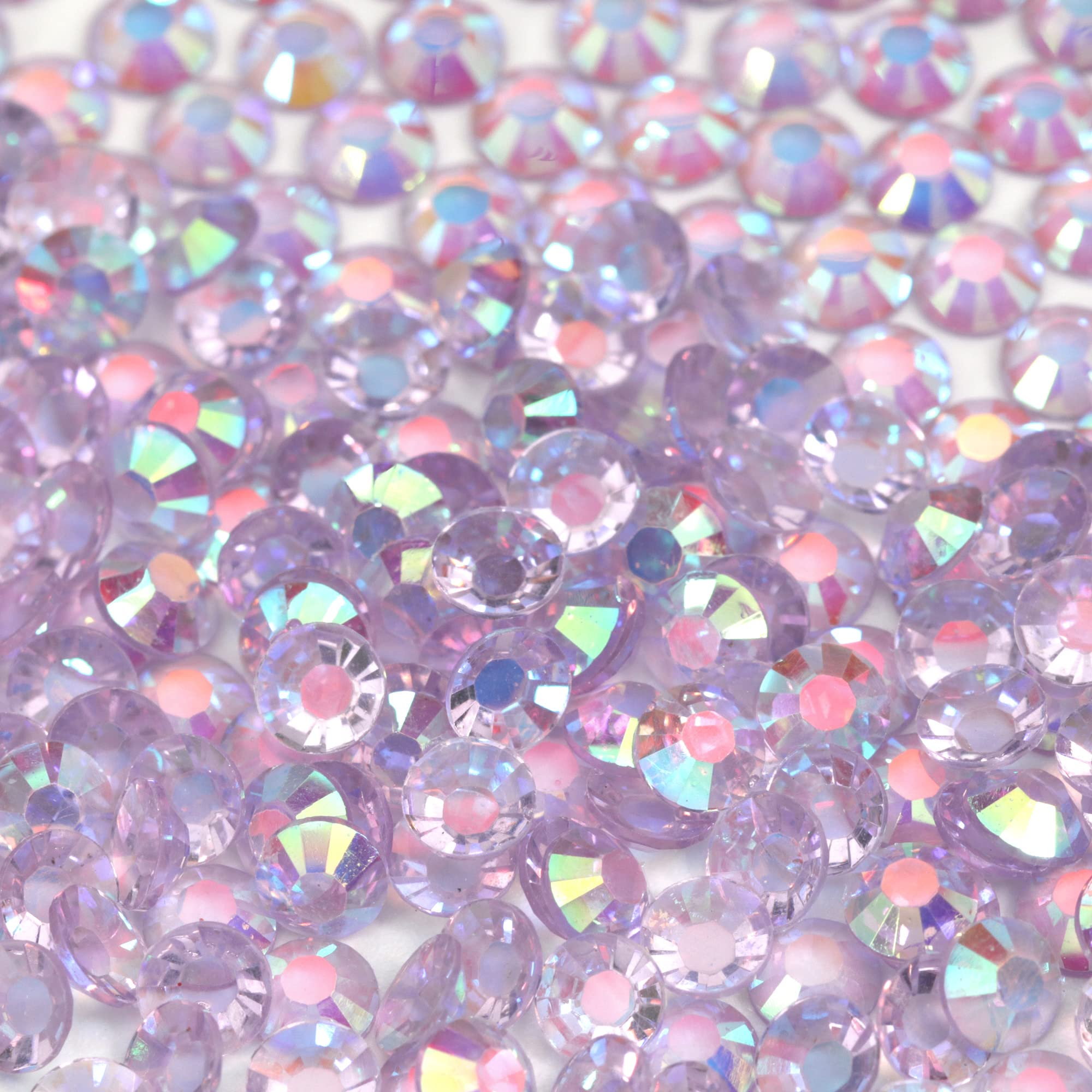 250pcs 6mm Flat Back Non-Stick Rhinestone Crystal Diamantes Nail Art & Craft Scrapbooking Embellishments 90 Available Colours (6mm, AB Clear #A13) — view 15