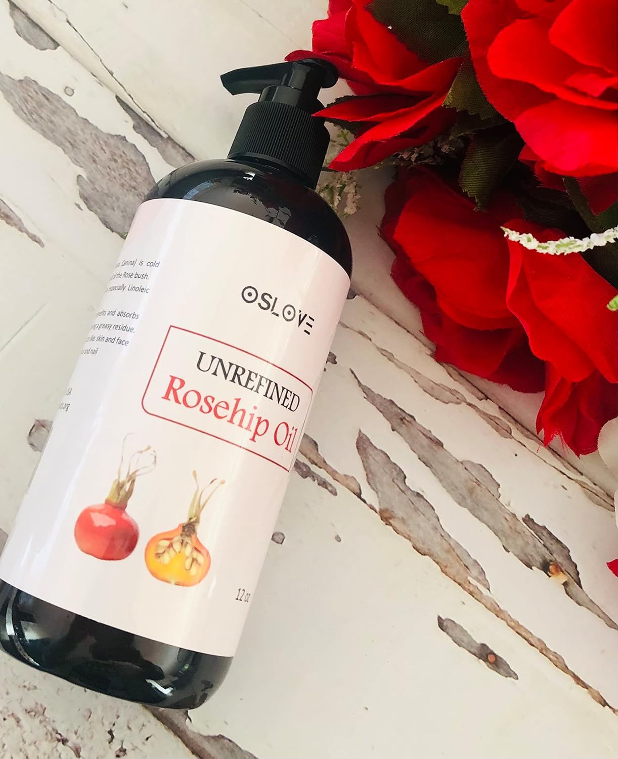 Unrefined Pure Organic Rosehip Oil-12oz - Image 2