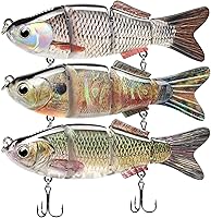 Vista 28 de TRUSCEND Easy Catch Swimmax with BKK Hooks, Magic Noisy Wiggling and Vibrating Actions for More Bites, Lifelike Fishing Lures for Bass Trout Walleye
