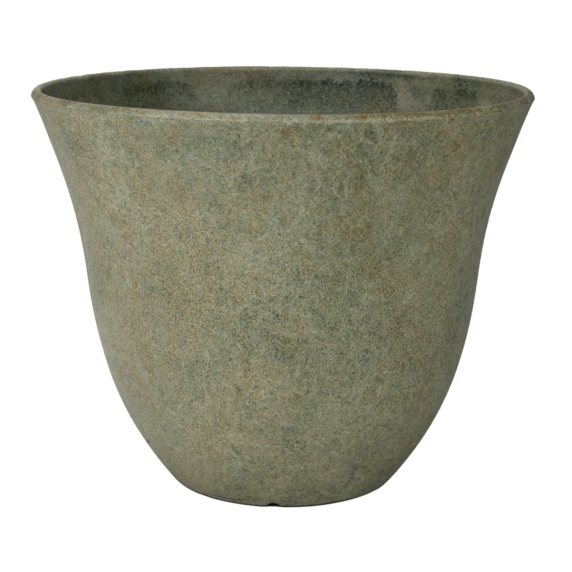 Classic Home and Garden Honeysuckle Resin Planters - Lightweight Indoor & Outdoor Plant Pots - UV-Resistant Plastic Flower Pots - Pot Planters for Flowers & Herbs (13" Fossil)