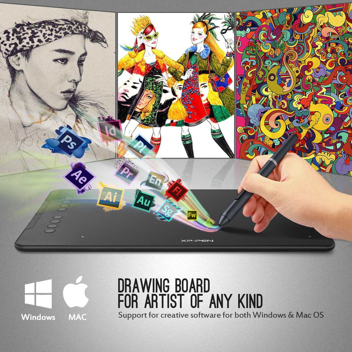 XPPEN Deco Drawing Tablet (Deco 01) Buy Online in United Arab