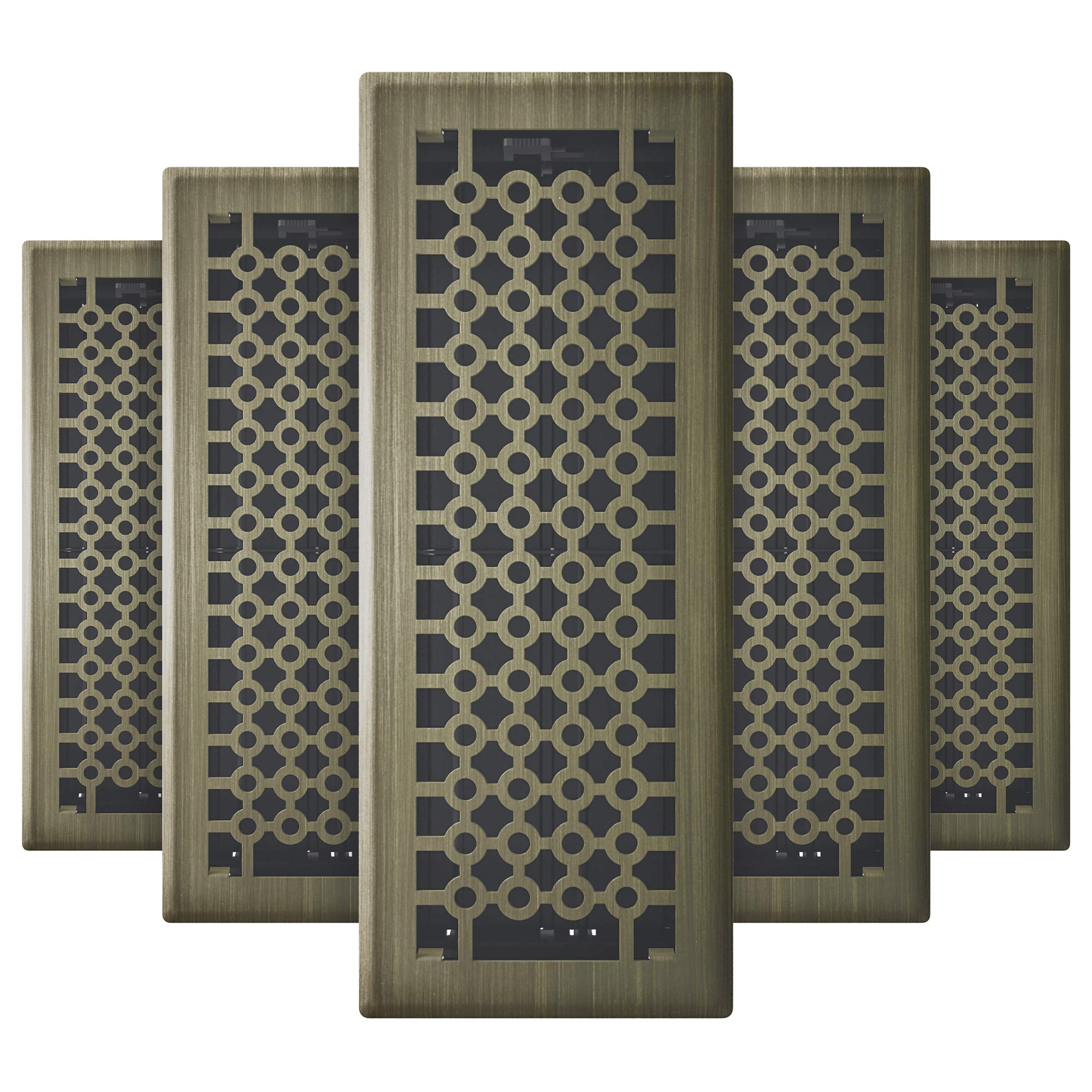 Imperial RG3417 San Francisco Decorative Floor Register, 4 x 12-Inch ...