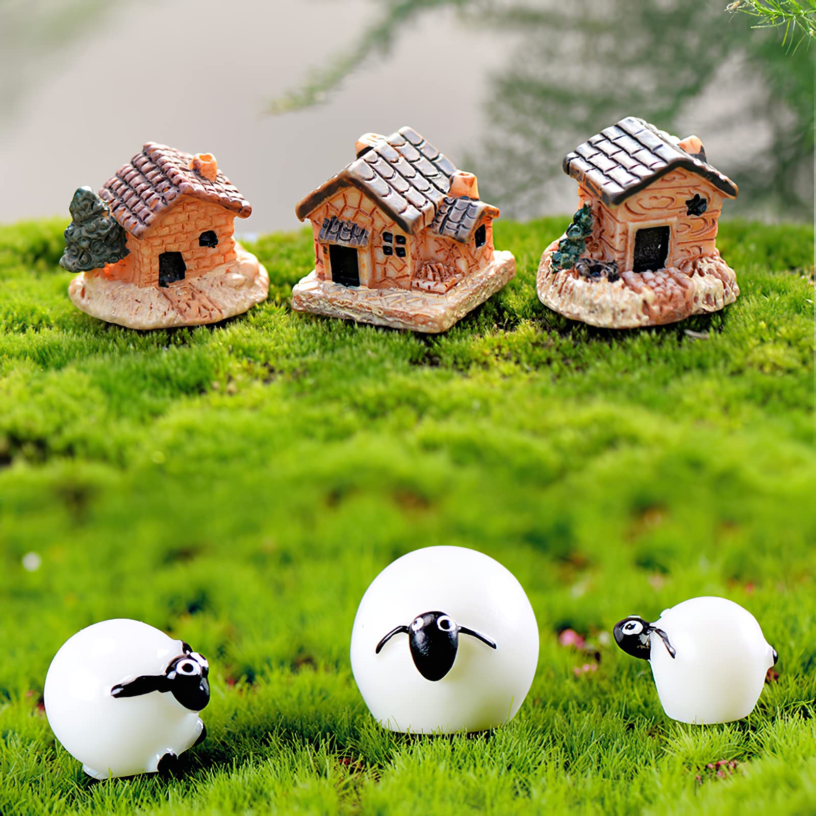 Feengarten Schaukel Aus Kunstharz - Miniatur Deko Für Garten Und Zuhause