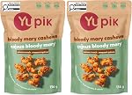 Yupik Noix de Cajou Bloody Mary, 136 g, Casher, Collation Croquante, Fabriquée avec des Ingrédients et Saveurs Naturels, Noix de Cajou Saveur Cocktail, Assaisonnement pour Boisson Caesar, Garniture de Quinoa, Céleri et Tomate