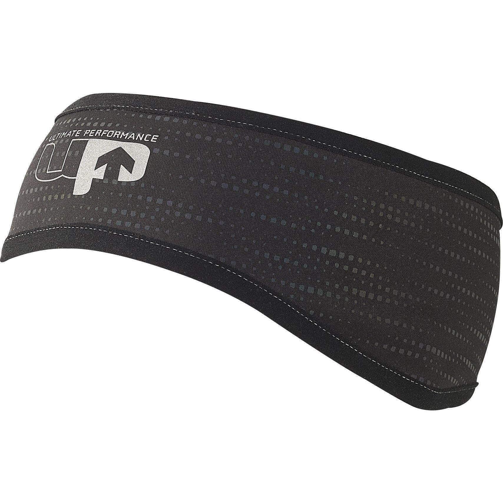 Ultimate Performance Reflective Runners Headband Ear Warmer, Black/Multi, S/M