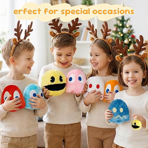 Miniatura 4 de Pacn Game Man - Juguetes de peluche de fantasma, ideal como regalo de fiesta o compañero, juguete de peluche fantasma, día del niño y fiestas de