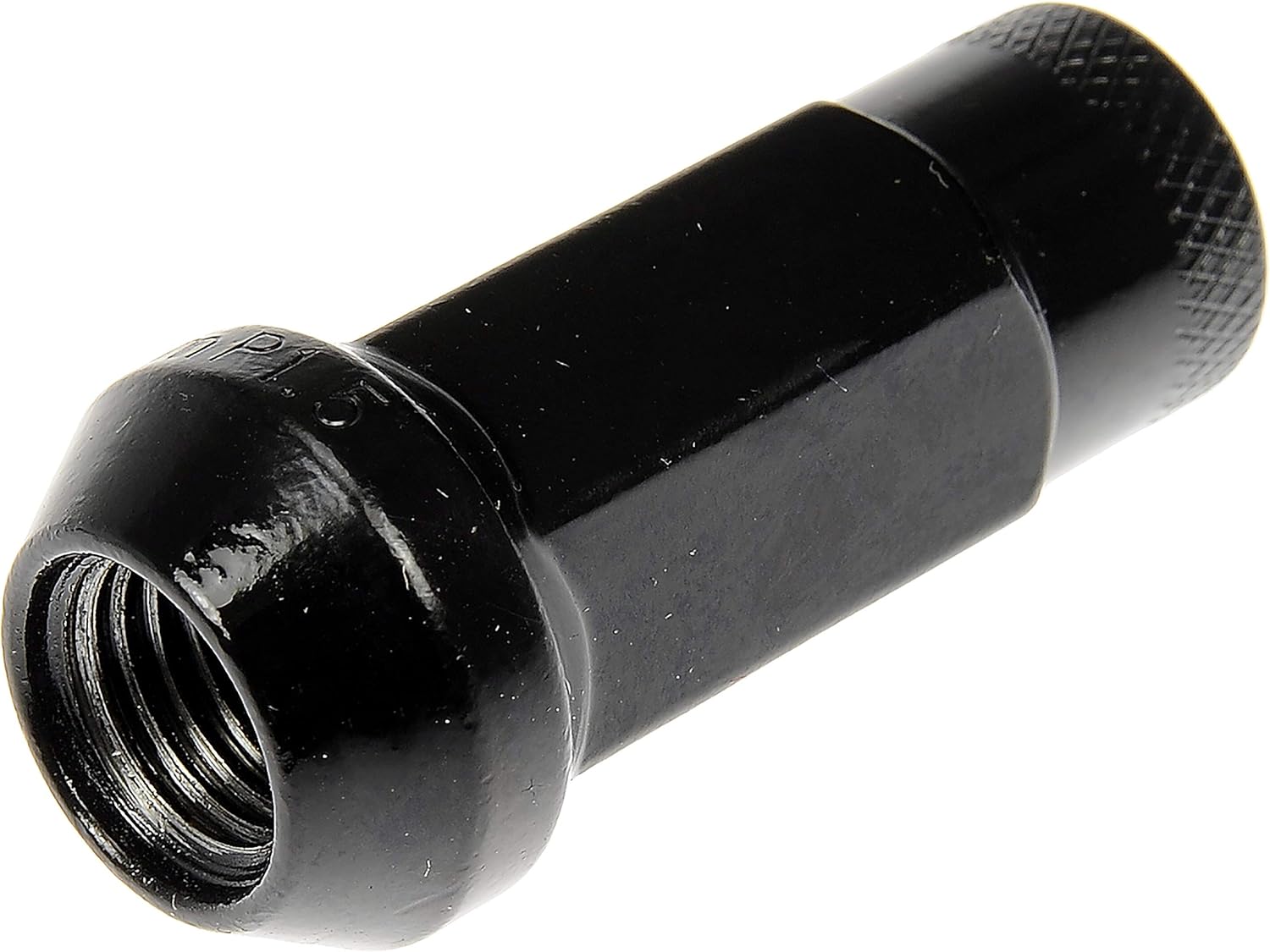 Dorman 713-385A Black Open End Knurled Wheel Nuts Compatible with Select Models, 20 Pack