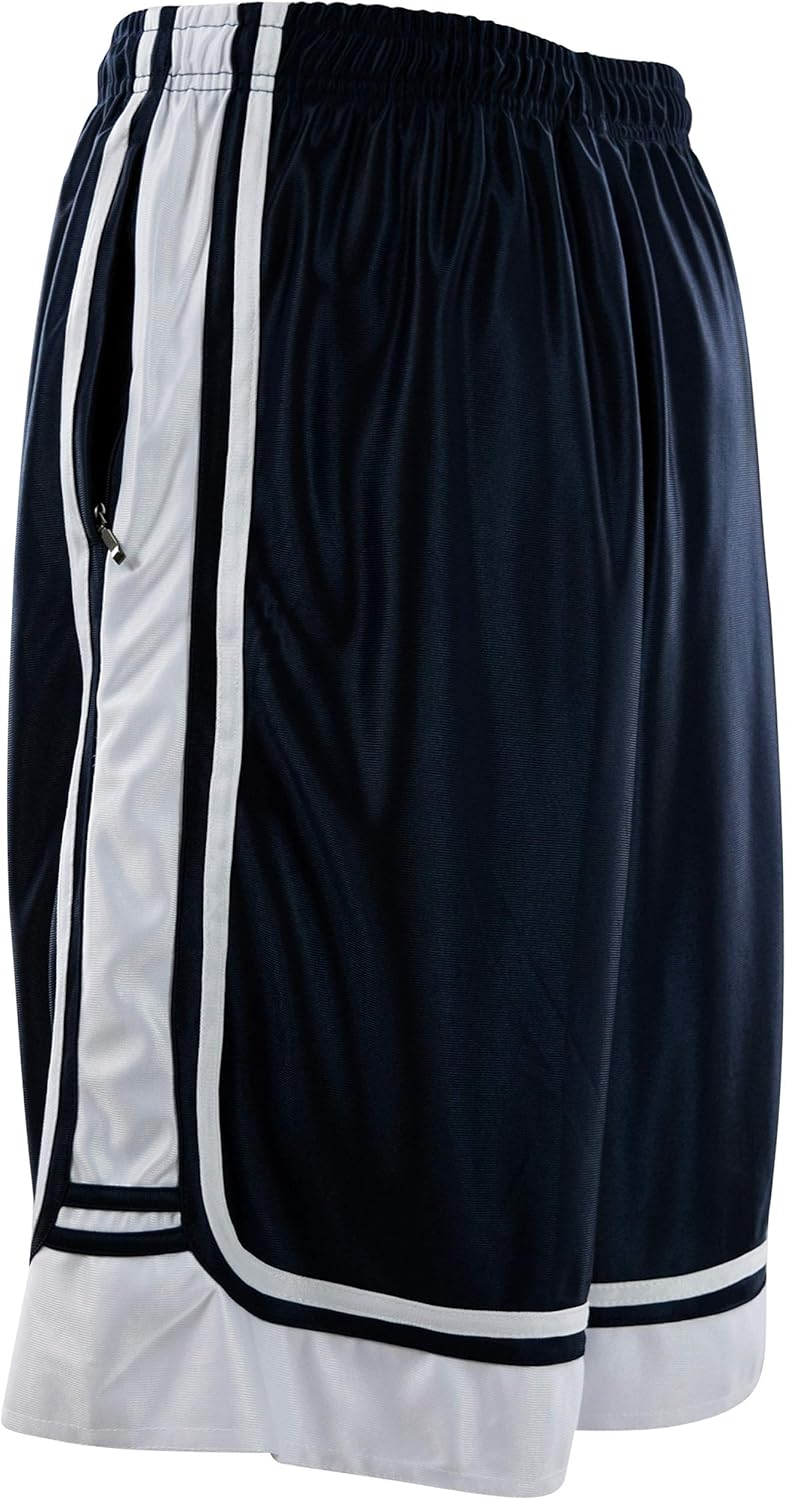 ChoiceApparel Mens Two Tone Training/Basketball Shorts with Pockets (S up to 4XL) - Image 4