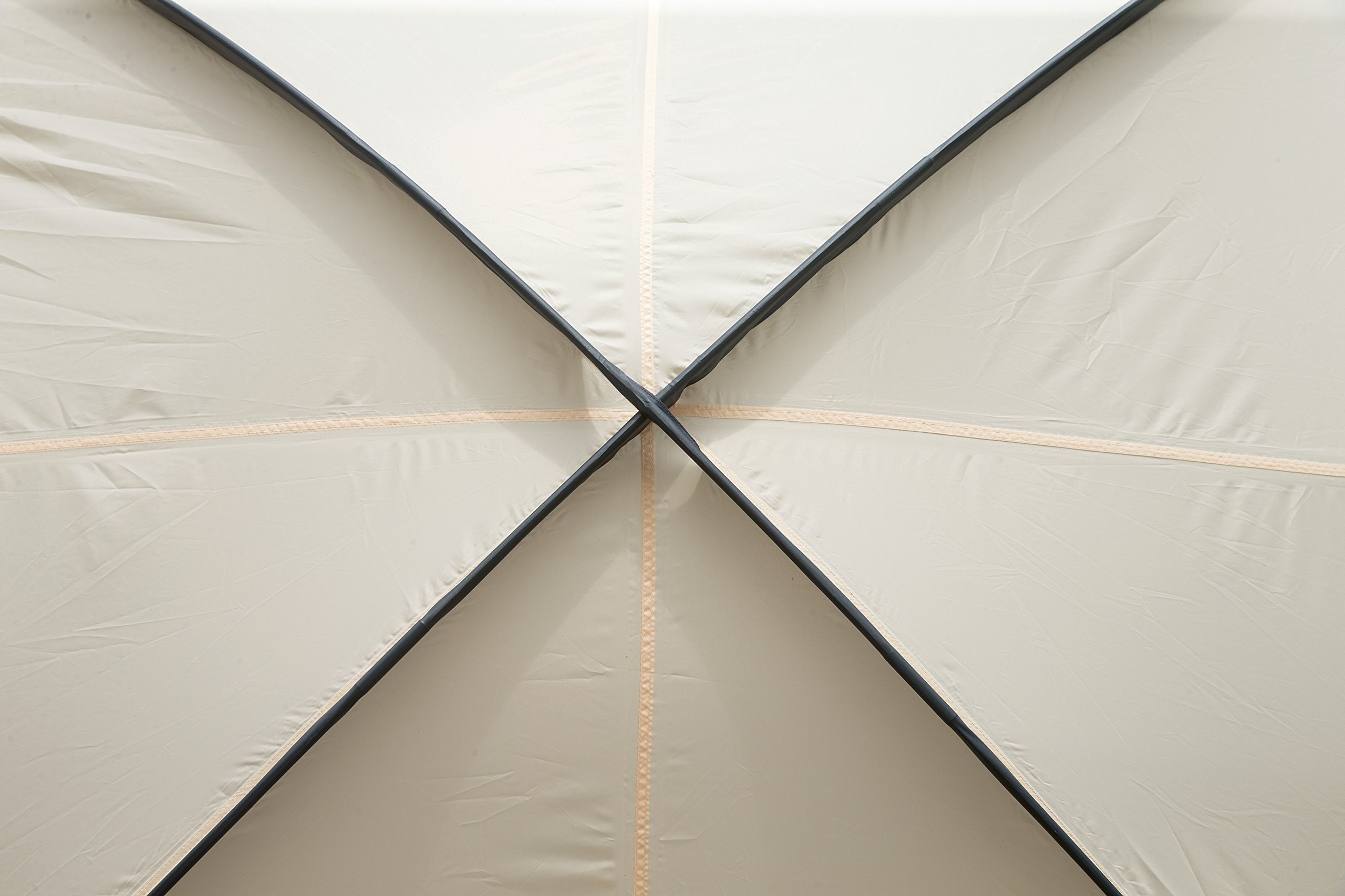 Bestway Lay-Z-Spa Pavillon, weiß-grau, 390 x 390 x 255 cm, 58460-05
