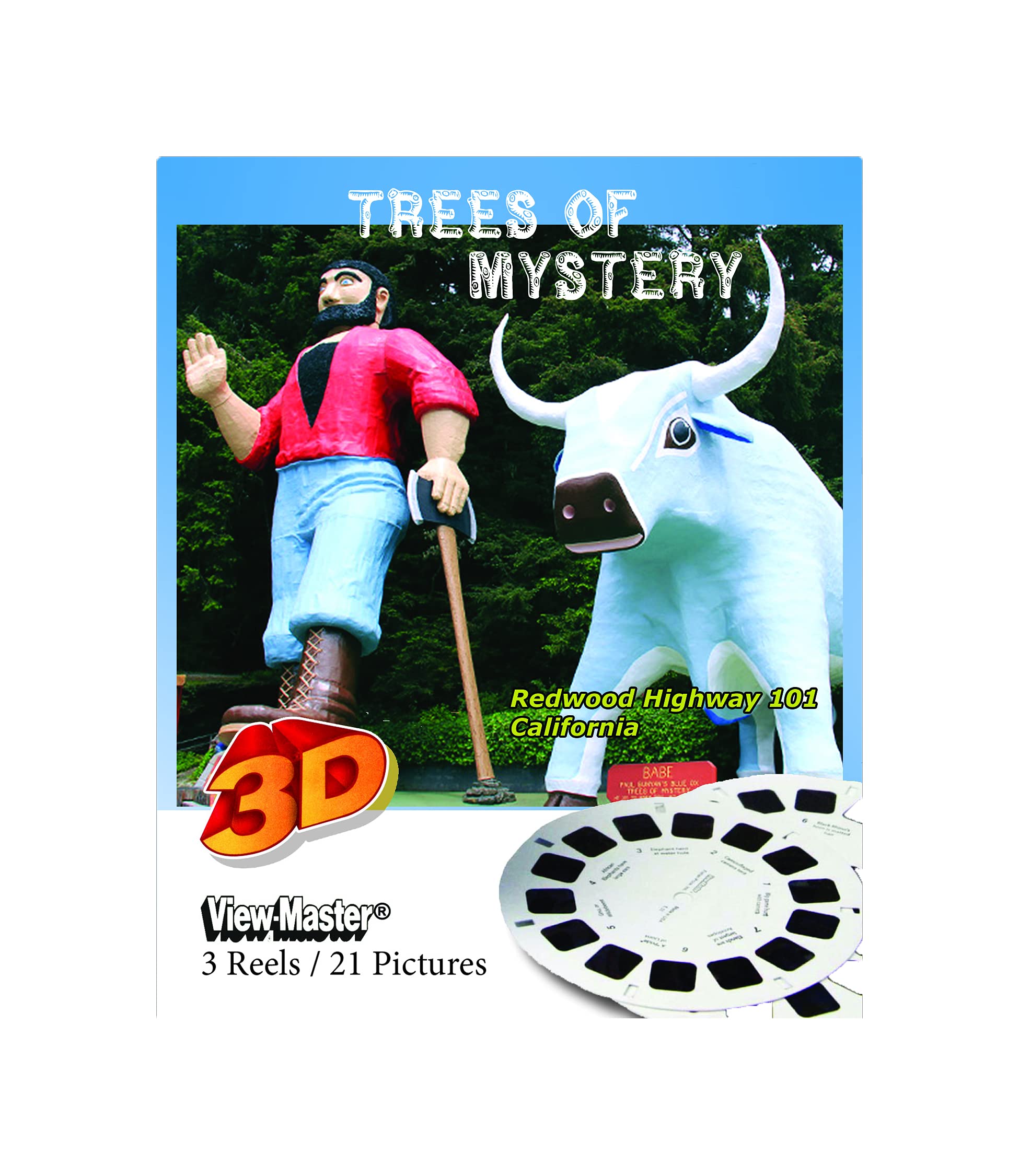 Trees of Mystery - California - ViewMaster - 3 Reel Set - 21 3D Images
