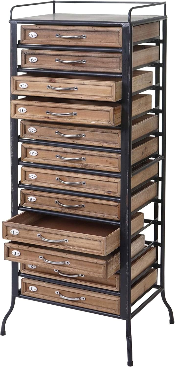 Apothekerskast Ladenkast Anna Massief Hout 2,50 m - Nostalgiepalast