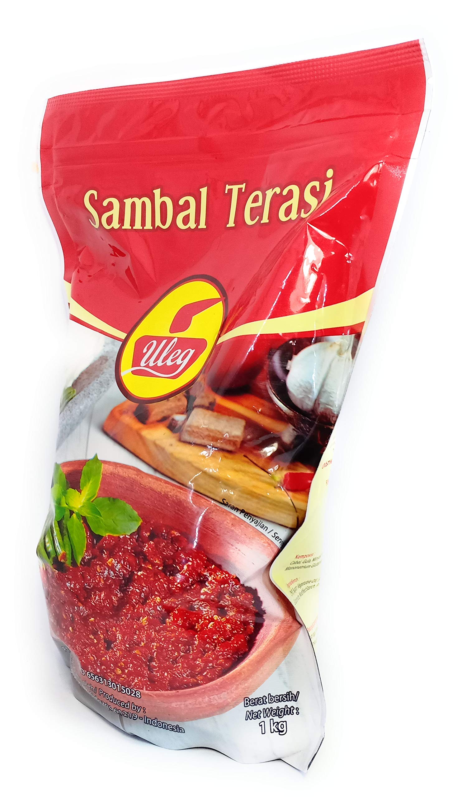 Amazon.com : Finna Uleg Sambal Terasi (Chili Shrimp Paste), 1 Kg
