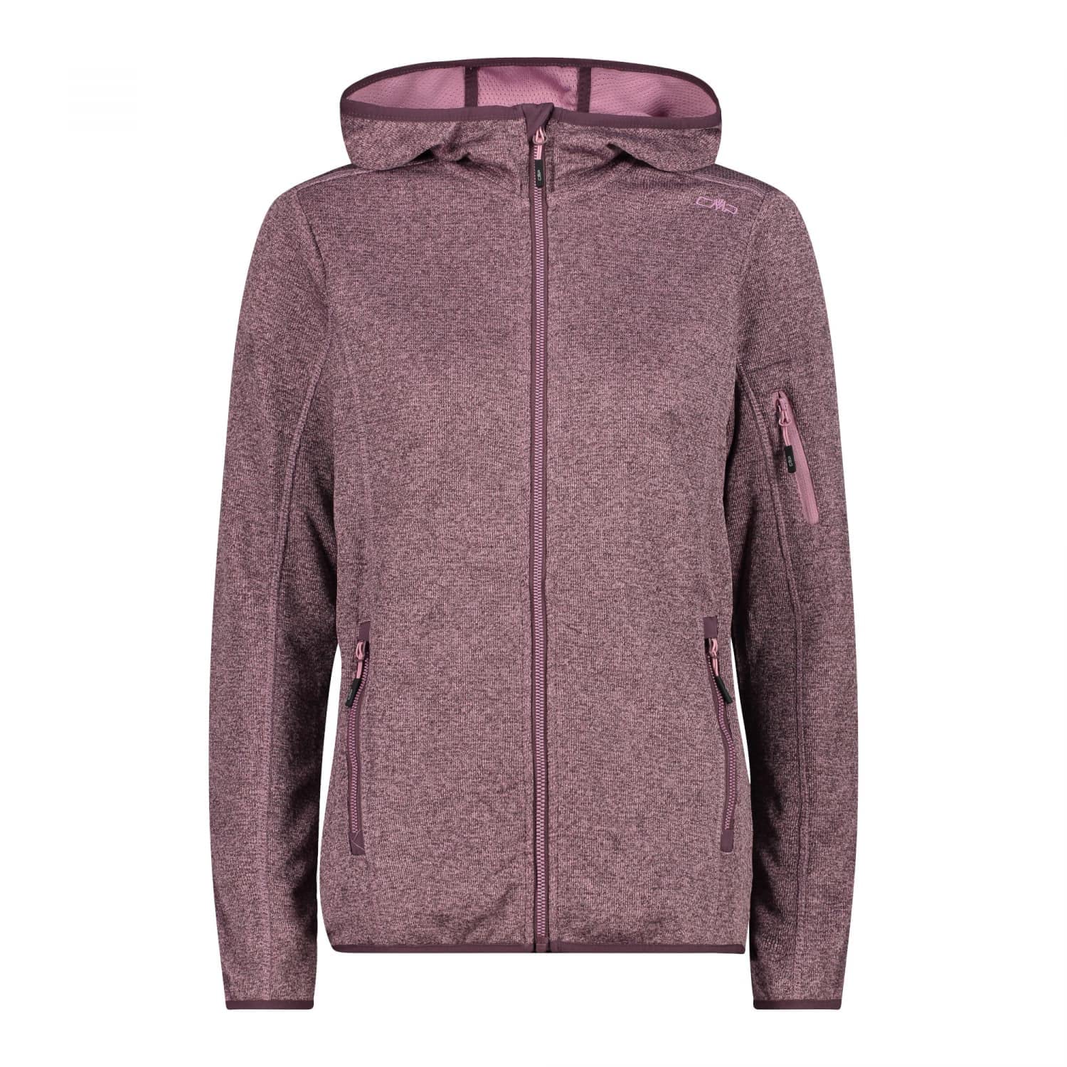 CMP Giacca In Knit-tech Da Donna Con Cappuccio Fisso Giacca Donna