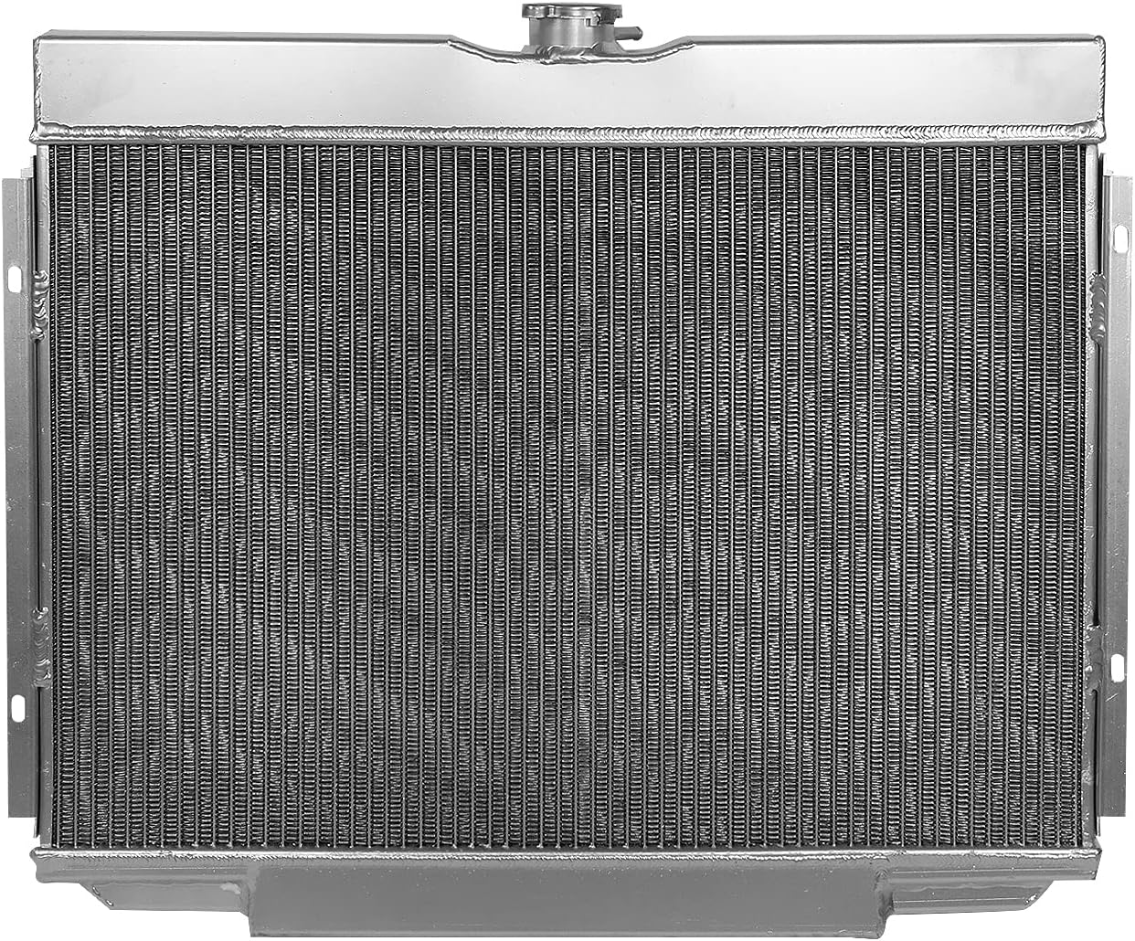 DNA MOTORING RA-BBC66-3 3-Row Full Aluminum Radiator Compatible with 1967-1970 Mustang, 1967-1969 Ranchero/Fairlane, 1968-1969 Torino V8 AT/MT