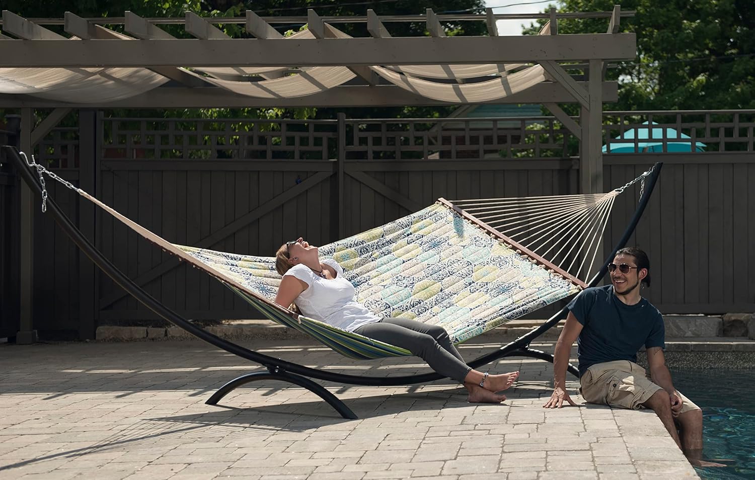 Vivere Steel Arc 15' Hammock Stand