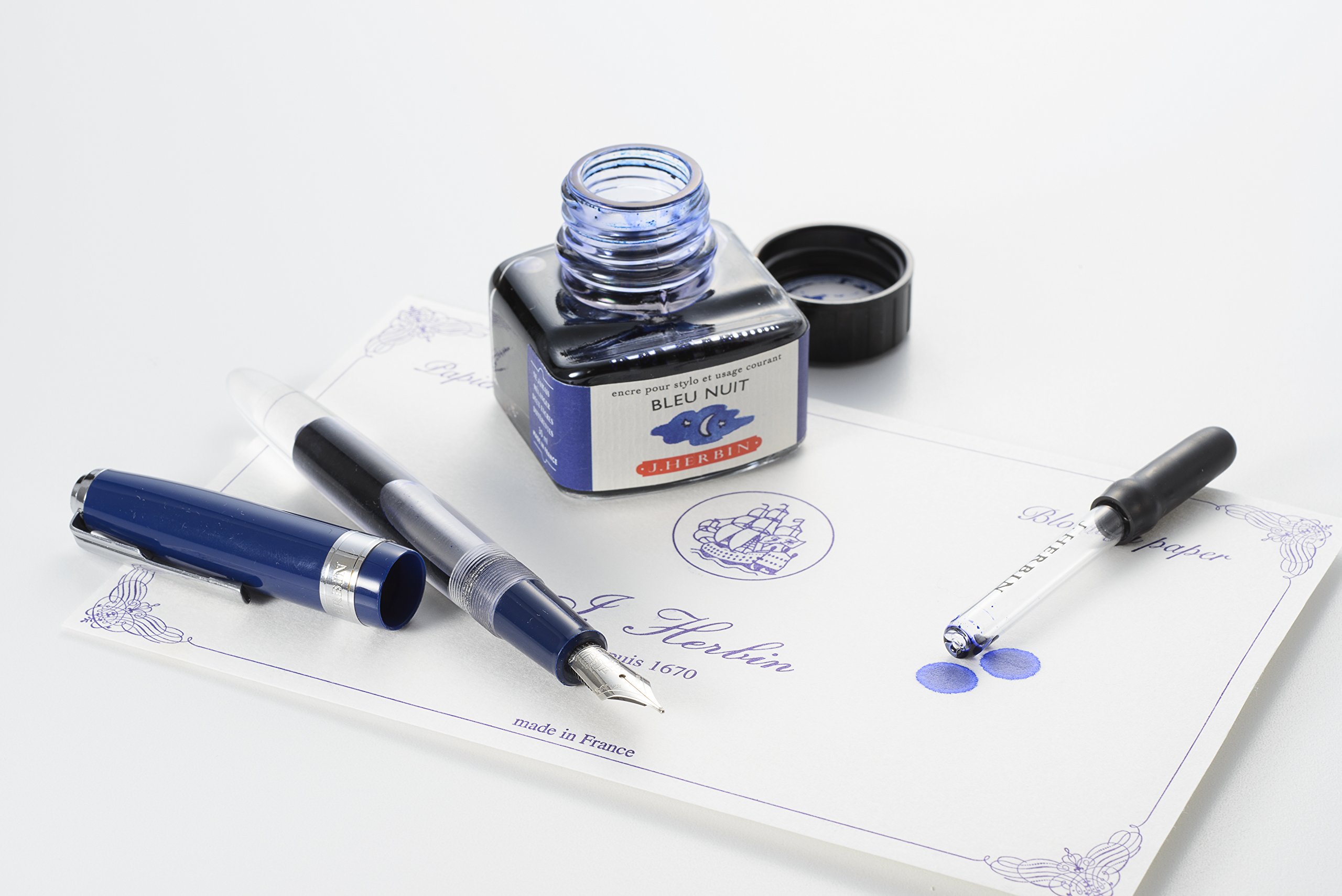 J.HERBIN　エルバン　テンペット　万年筆　セット Amazon | エルバン テンペット 万年筆 ボックス ブラック hb21709