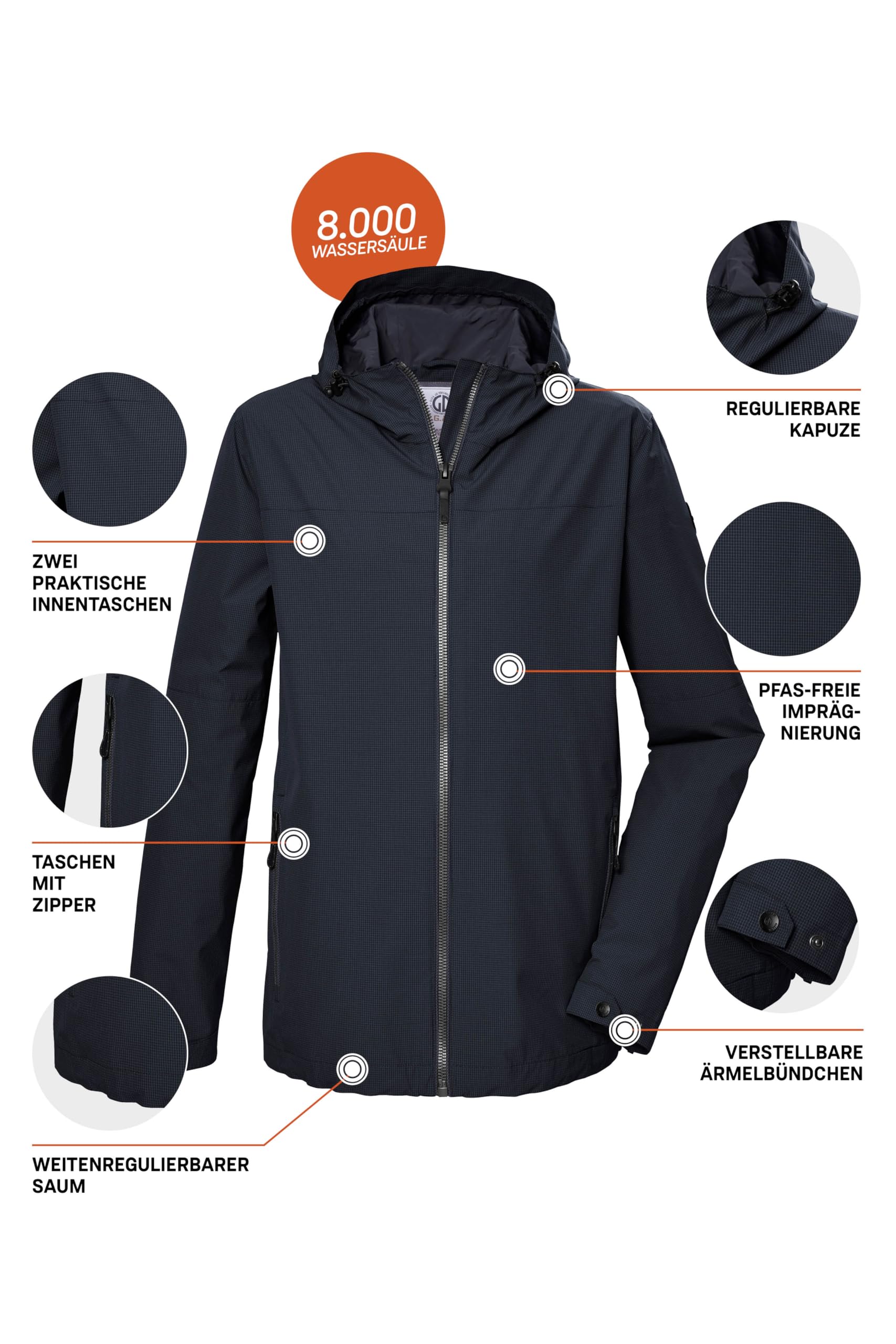 G.I.G.A. DX Herren Gs 80 Mn Jckt Funktionsjacke/Outdoorjacke mit Kapuze