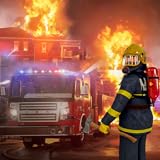 Fire Truck Simulator 2025: 911 Firefighter Emergency Rescue Games