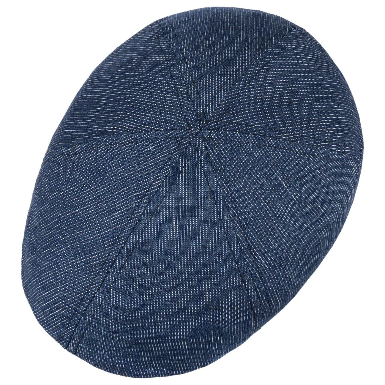 Stetson Kaszkiet Texas Stripe StructureKobiety/Mężczyźni - Made in the EU czapka gawroszka Z daszkiem, daszkiem wiosna-lato Wiosna Lato - 58 cm niebieski