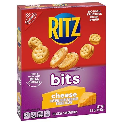 Miniatura 12 de RITZ Bits - Galletas para sándwich de queso, 8.8 onzas